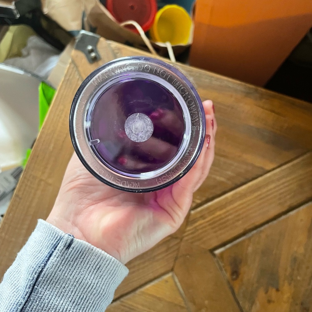 Purple walk to end lupus now thermos tumbler - Picture 3 of 5